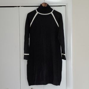 Black sweater dress